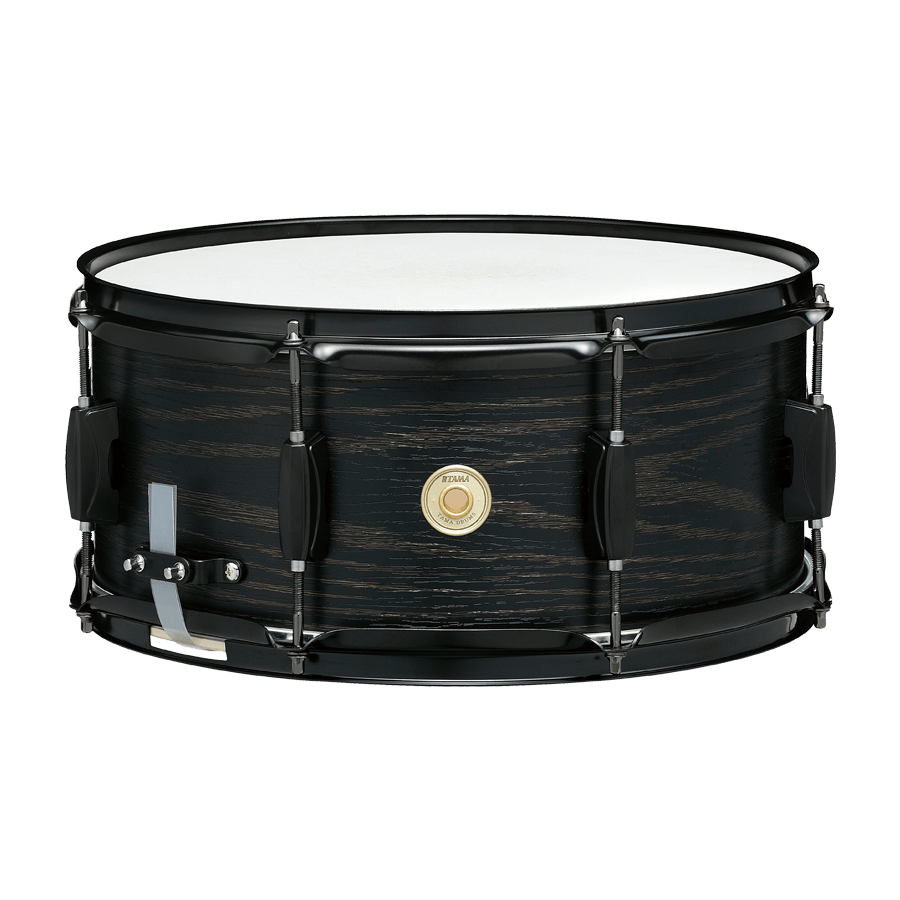 Tama Woodworks 14x6.5-Inch Snare Drum - Black Oak Art Grain Wrap