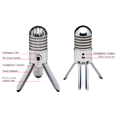 Samson Meteor Mic USB Studio Microphone - Mint, Open Box