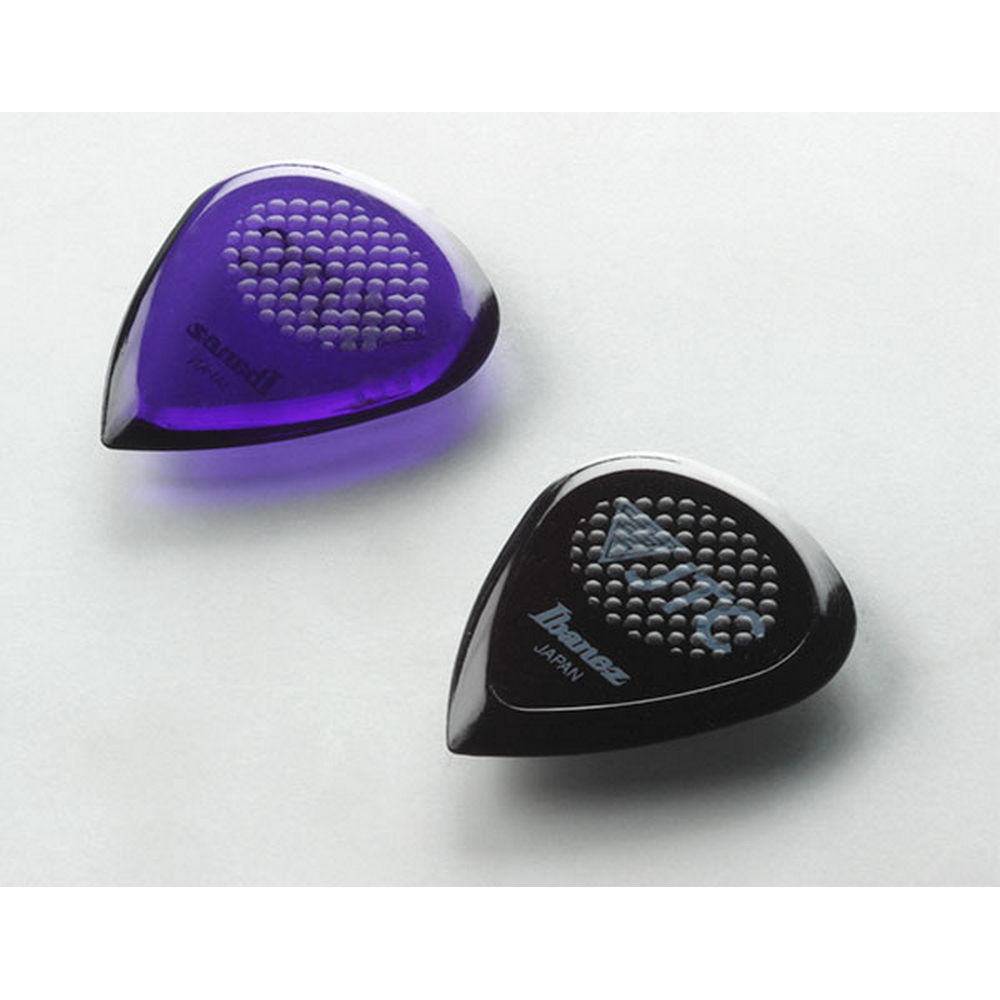 Ibanez PJTC1R Tritan 6 Pick Set - 2.5mm Teardrop 3 Amethyst And 3 Onyx - Preorder