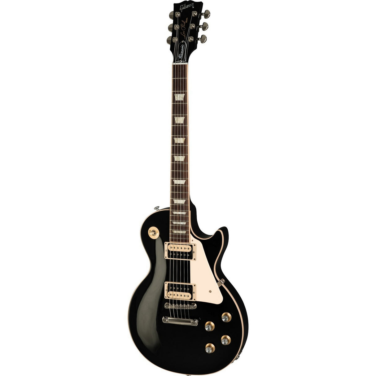 Gibson Les Paul Classic Electric Guitar - Ebony - Preorder - New,Ebony
