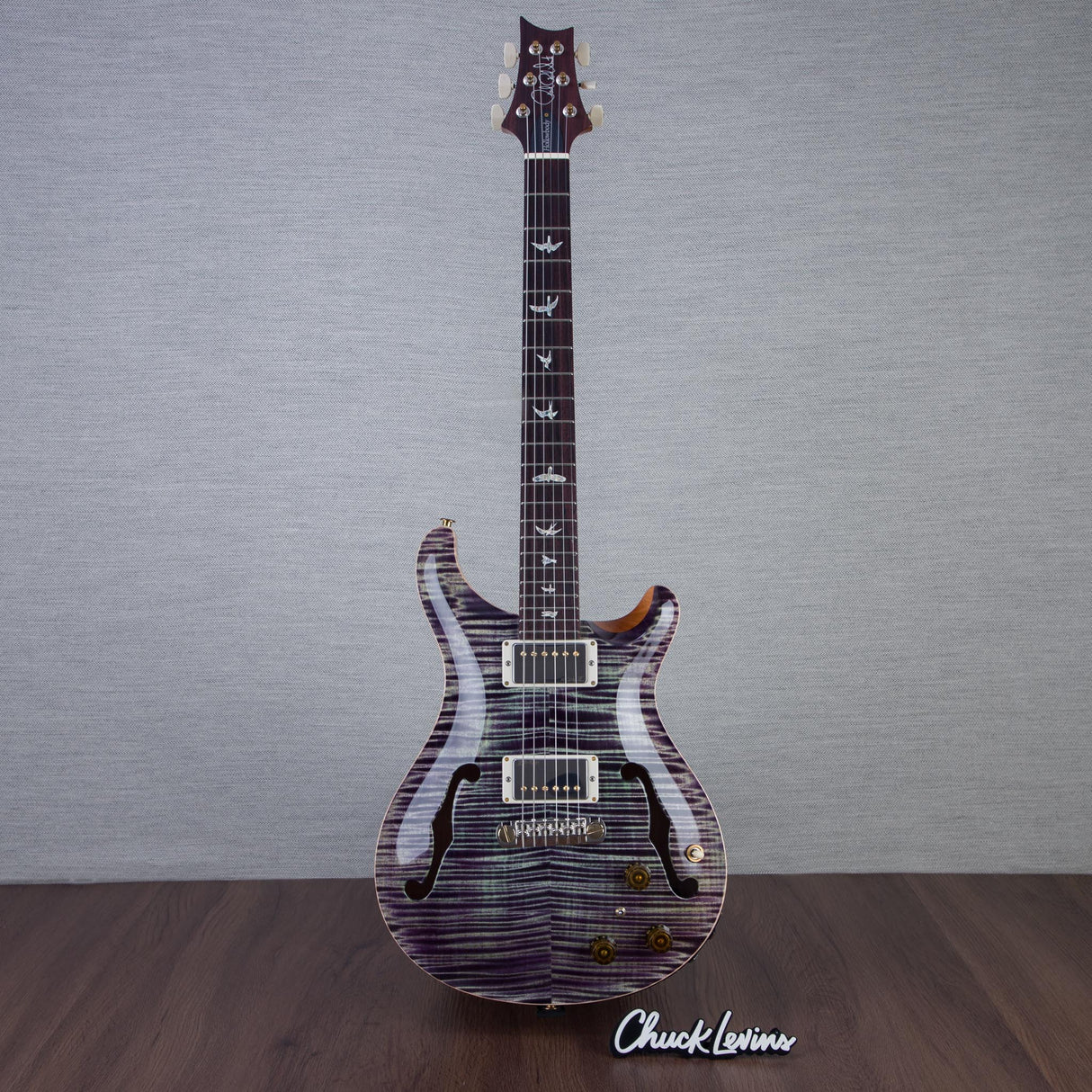 PRS Hollowbody II Piezo 10-Top Hollowbody Electric Guitar - Aurora Borealis