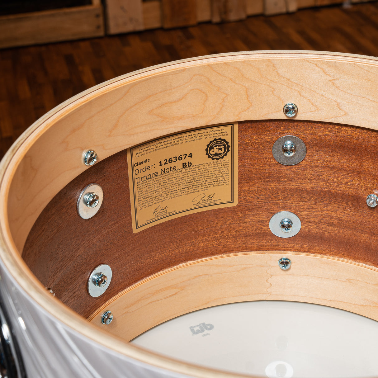 DW Classic Series 3-Piece Shell Pack - Twisted White Satin