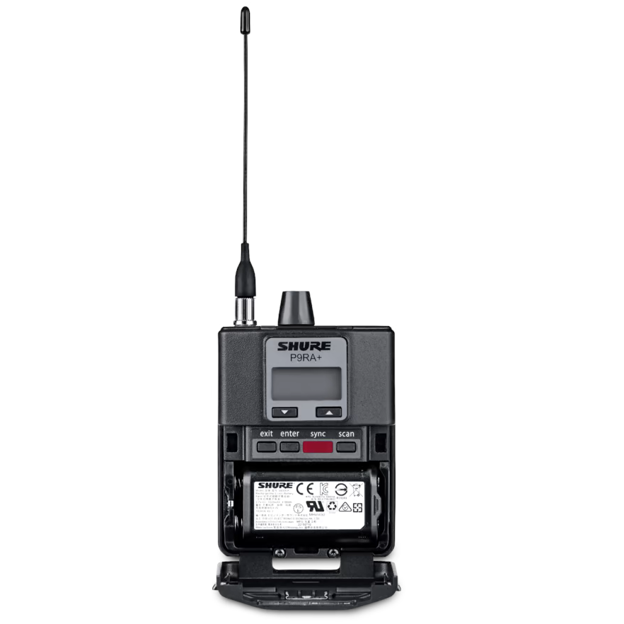 Shure PSM900 P9RA+ System Wireless Bodypack Receiver - G6 Band - New