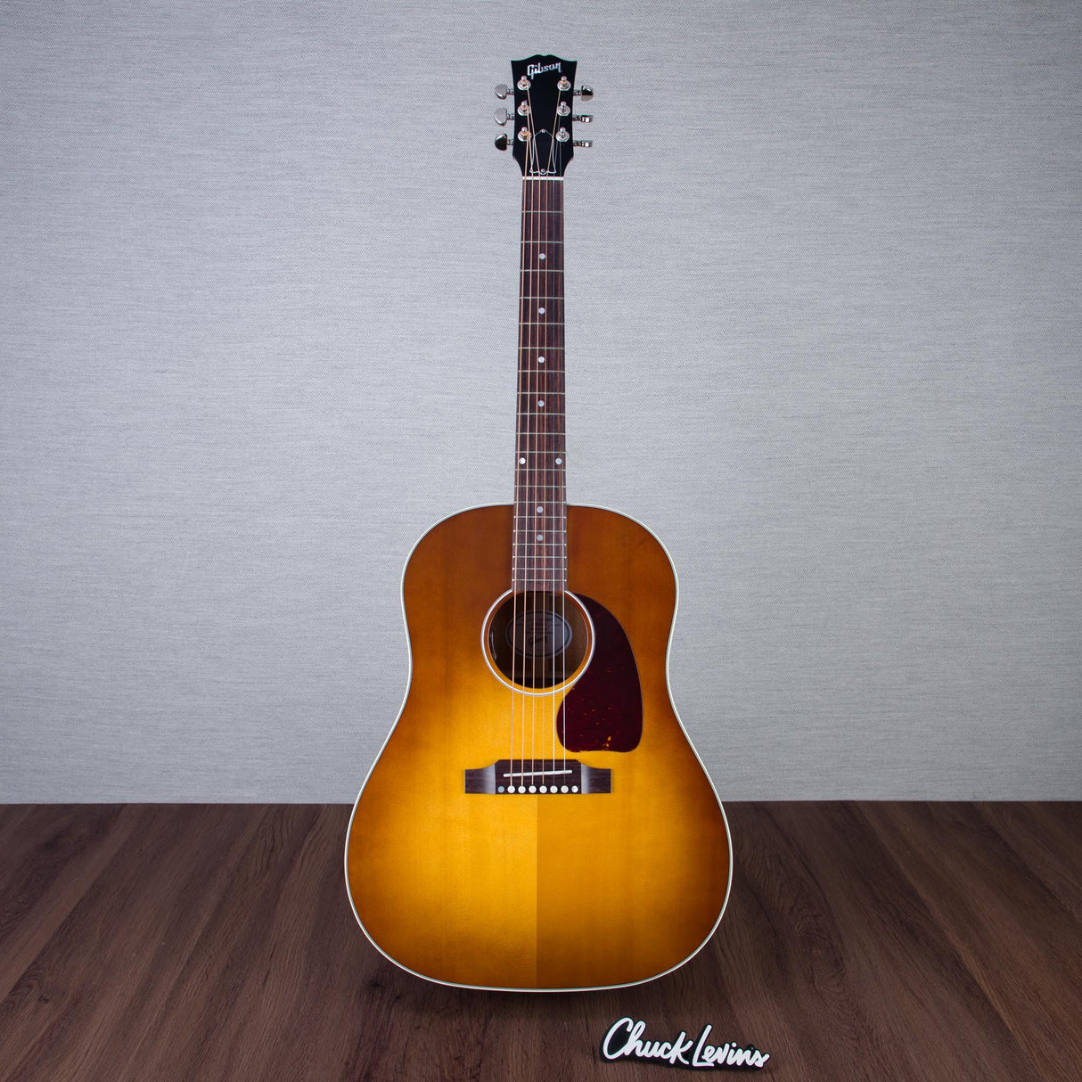 Gibson J-45 Standard Mahogany/Sitka Spruce Acoustic Electric Guitar - Honey Burst - #23264066