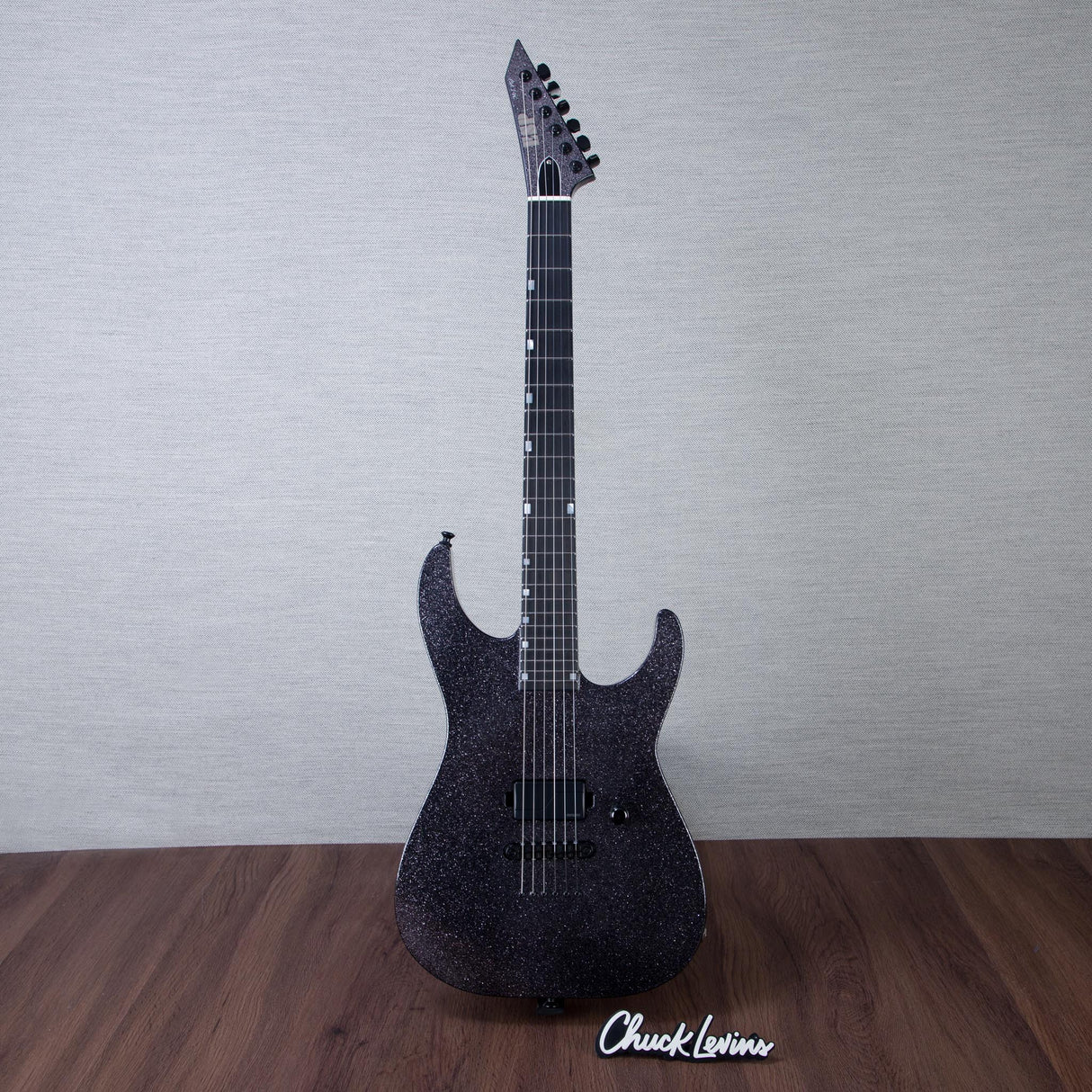 ESP USA M-I NTB NT Electric Guitar - Black Sparkle - #US25495