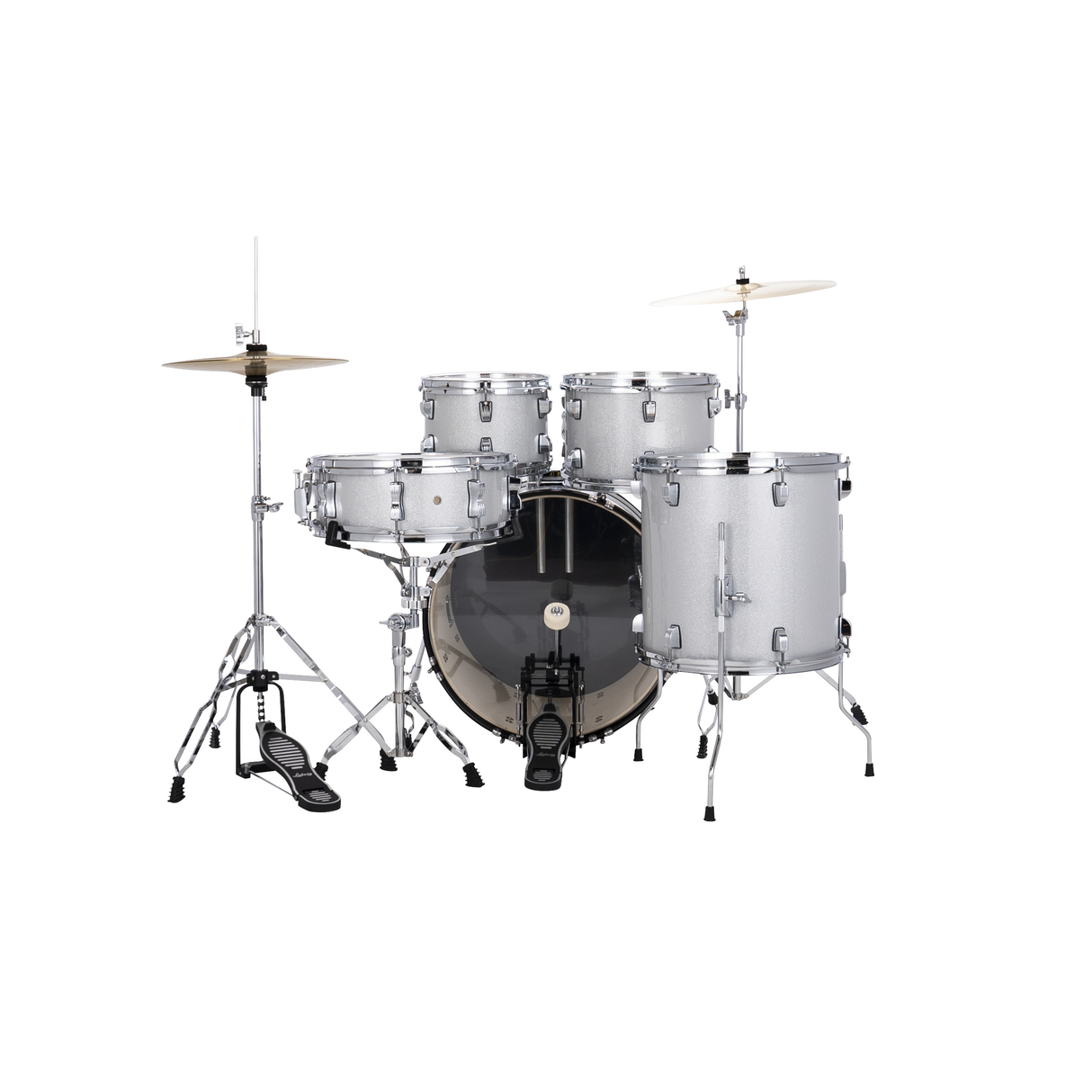 Ludwig Accent Fuse Series 5-Piece Drum Kit - Silver Sparkle