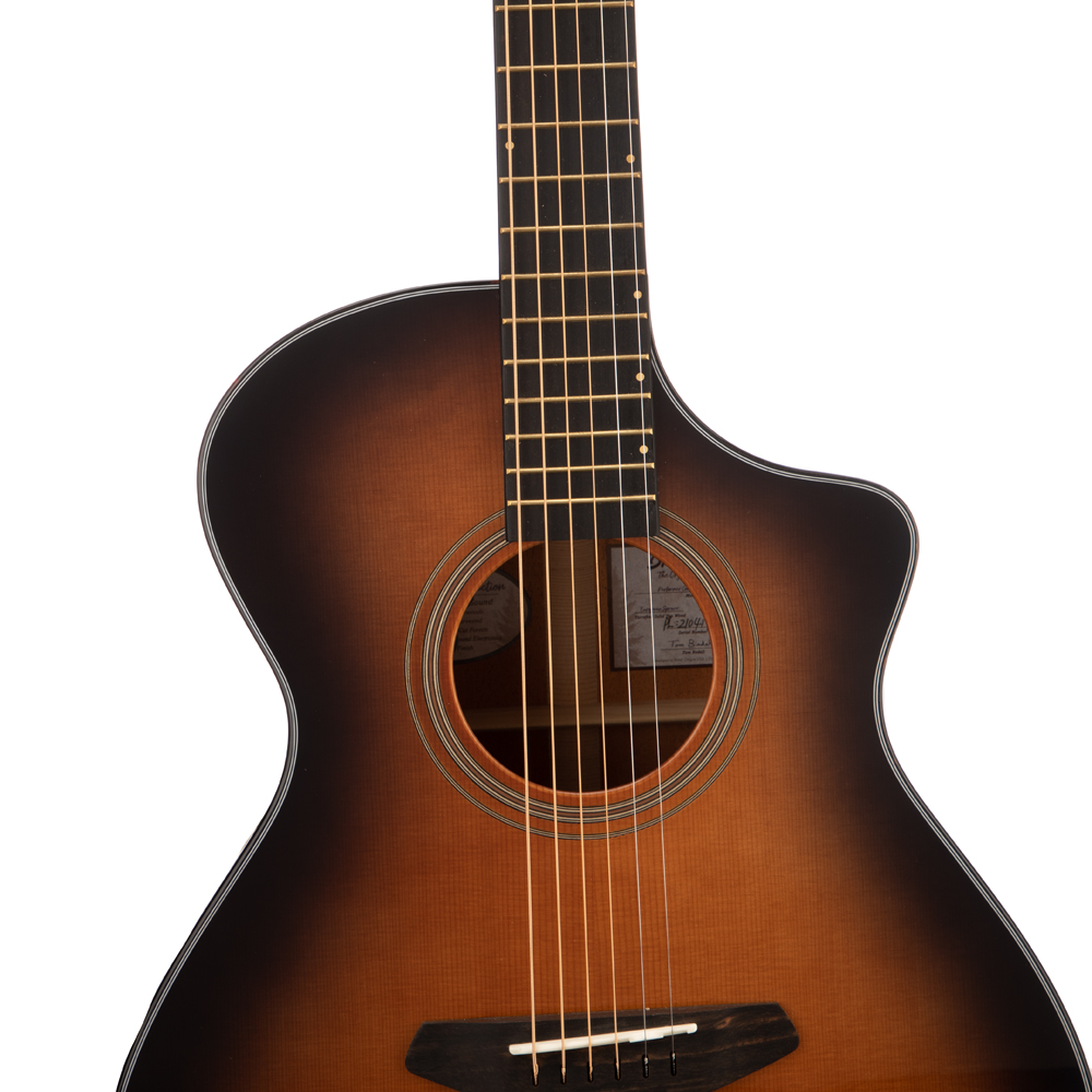 Breedlove Performer Concert Bourbon CE Acoustic Guitar - Bourbon Burst High Gloss - New