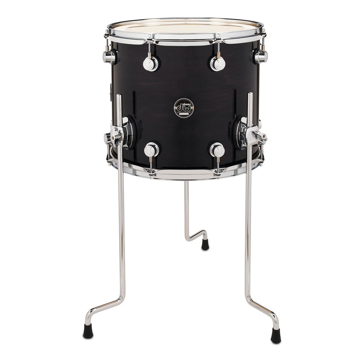 Drum Workshop 14" x 12" Performance Series Floor Tom - Ebony Stain