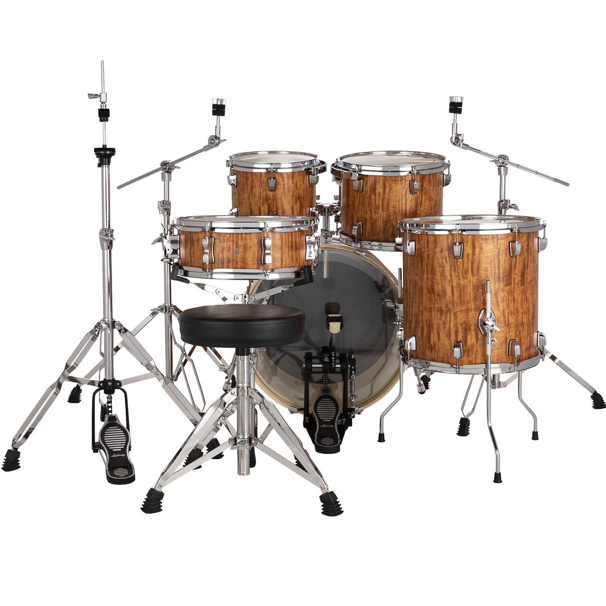 Ludwig Evolution 5-Piece Kit with 20-Inch Kick - Cherry Finish