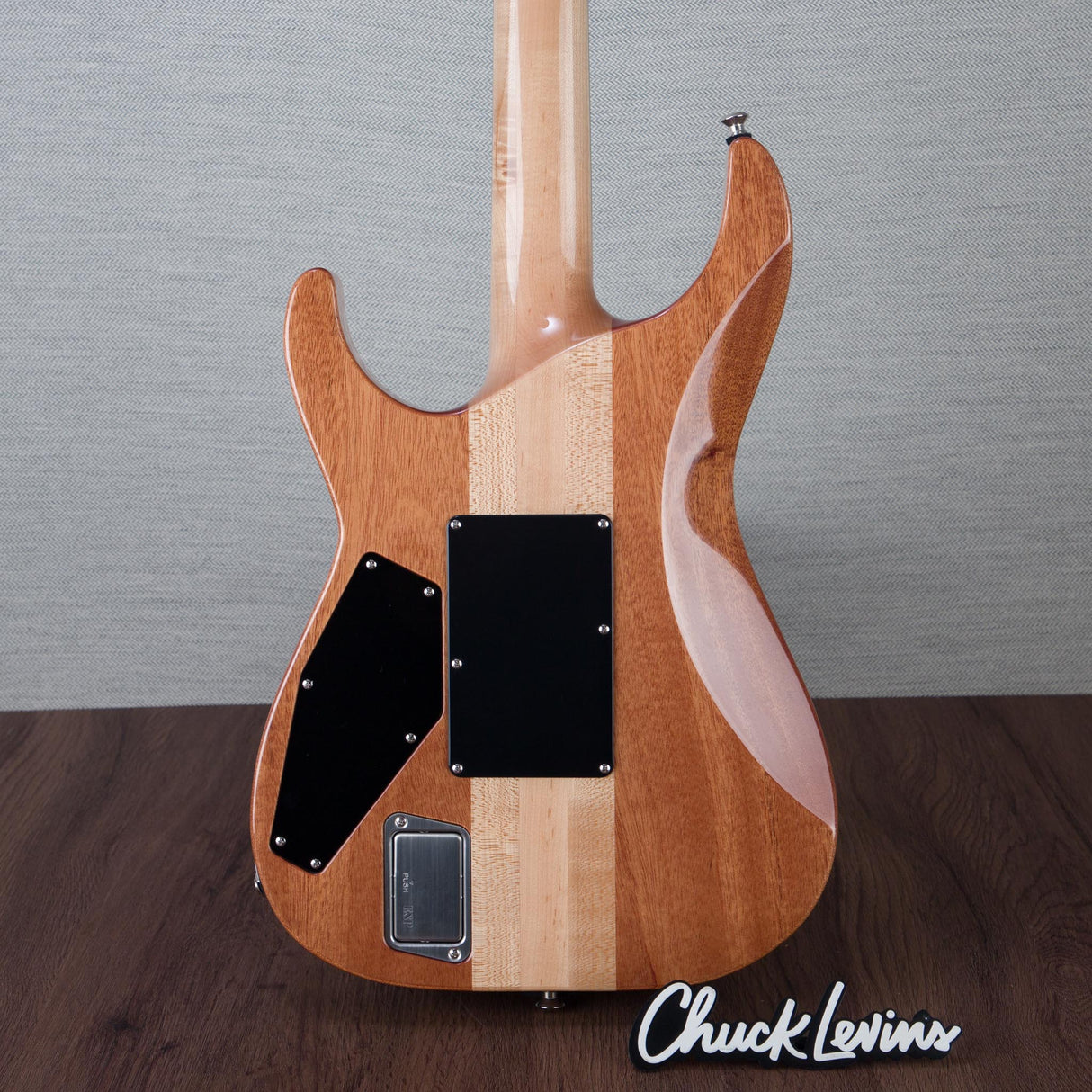 ESP USA M-II NTB NT Electric Guitar - Ghost Flame - #US24788