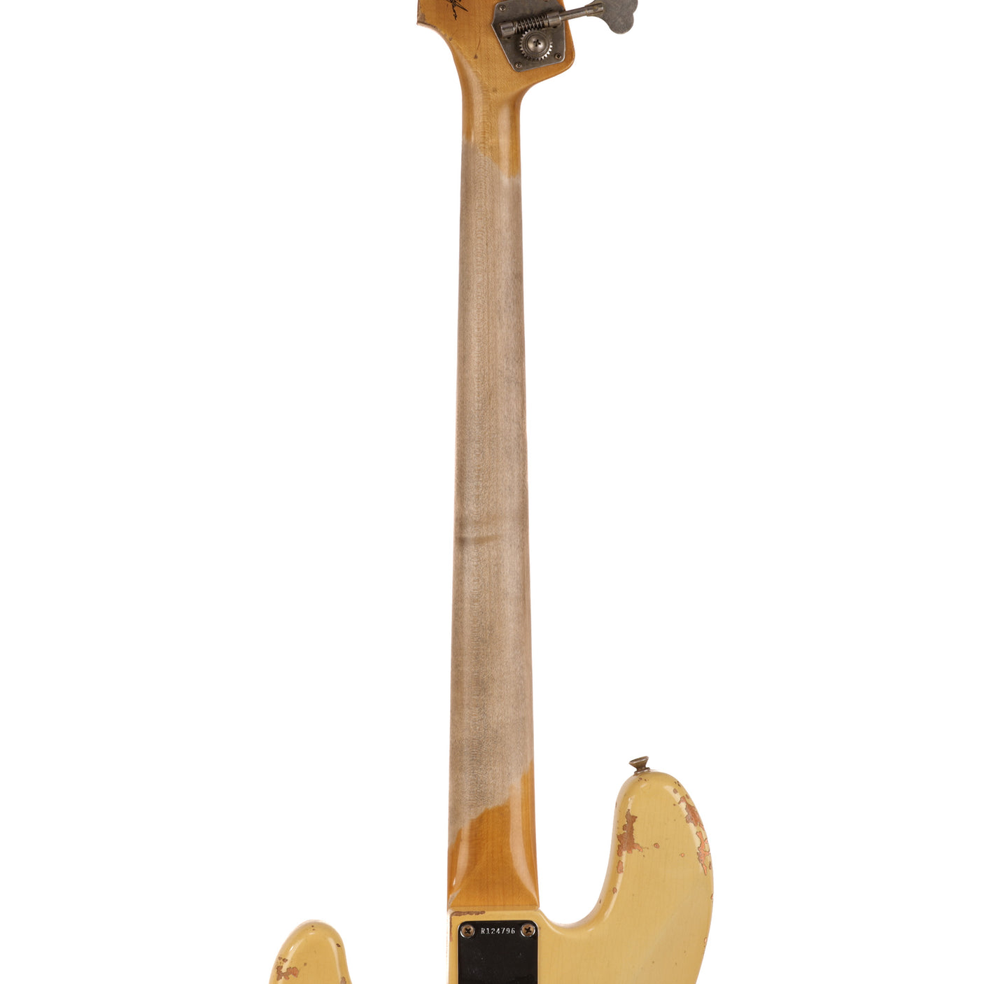 Fender Custom Shop 1961 Jazz Bass, Ash Heavy Relic - Aged Vintage White - CHUCKSCLUSIVE - #R124796