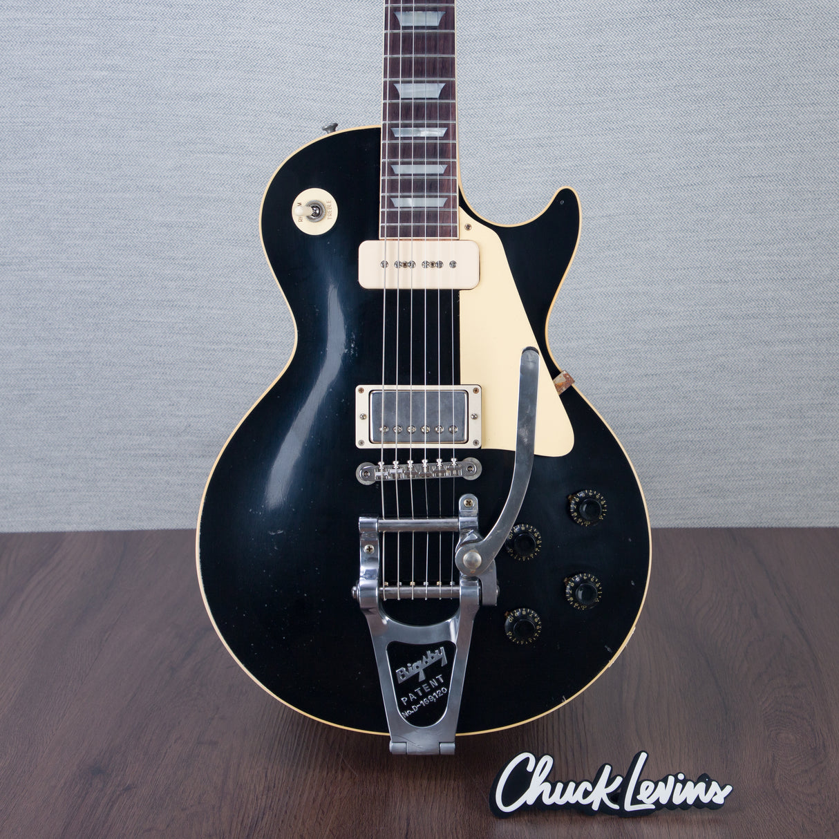 Gibson Custom Shop Dealer Select 1956 Gibson Les Paul Standard Electric Guitar - Ebony - #65018