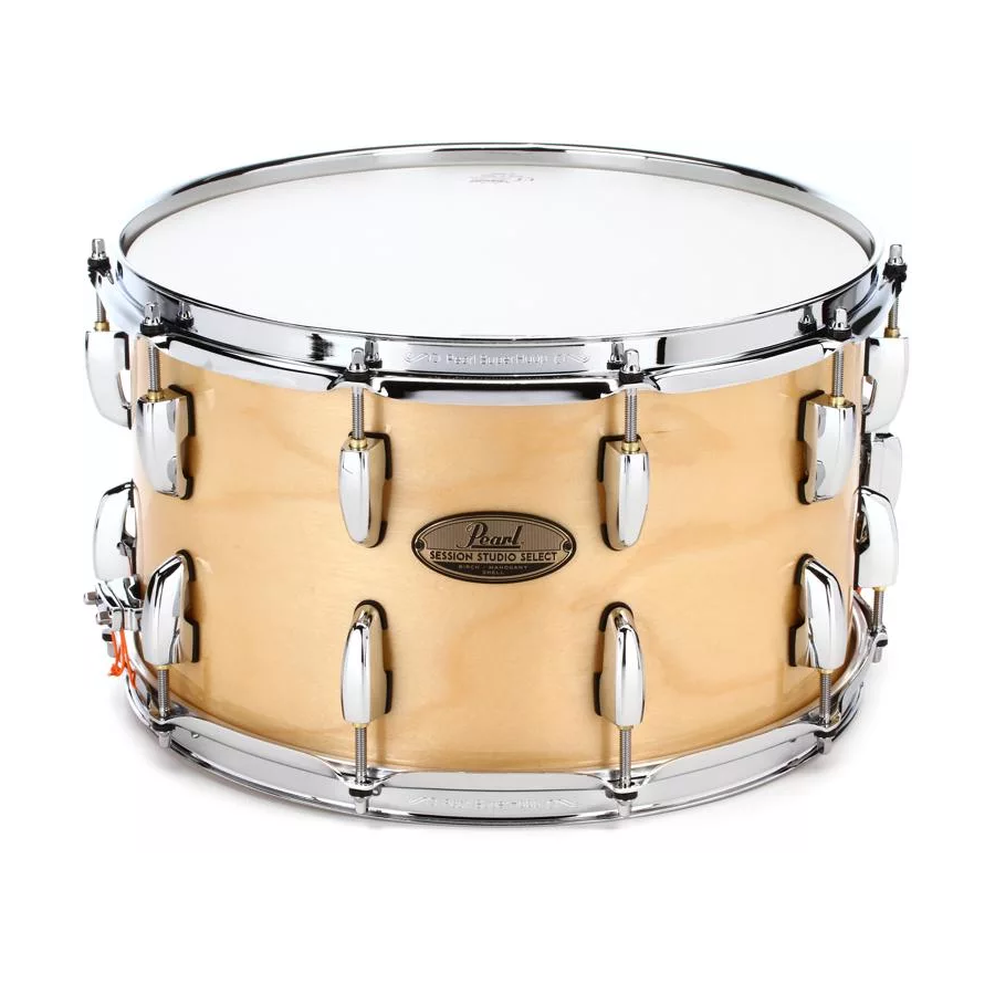 Pearl Session Studio Select 8x14 Snare Drum - Gloss Natural Birch