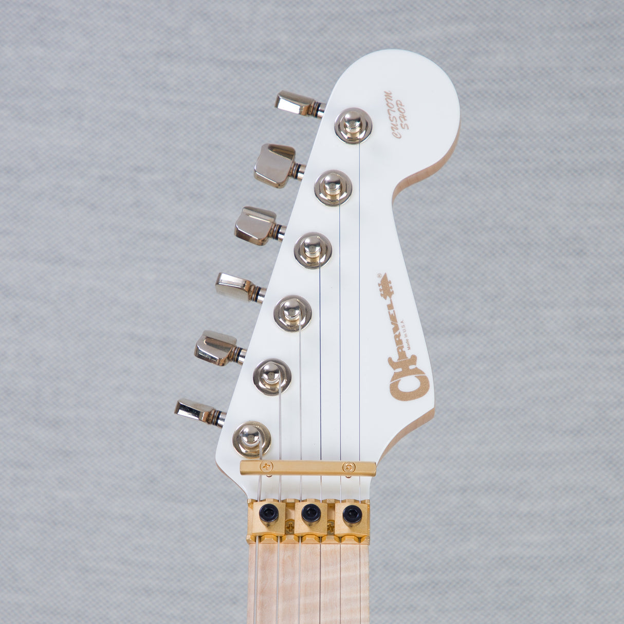 Charvel Custom Shop San Dimas HS FR Electric Guitar - White Angel Dust - #C16980