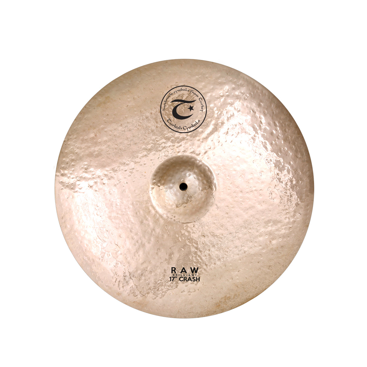 Turkish Cymbals 17-Inch Raw Brilliant Crash Cymbal