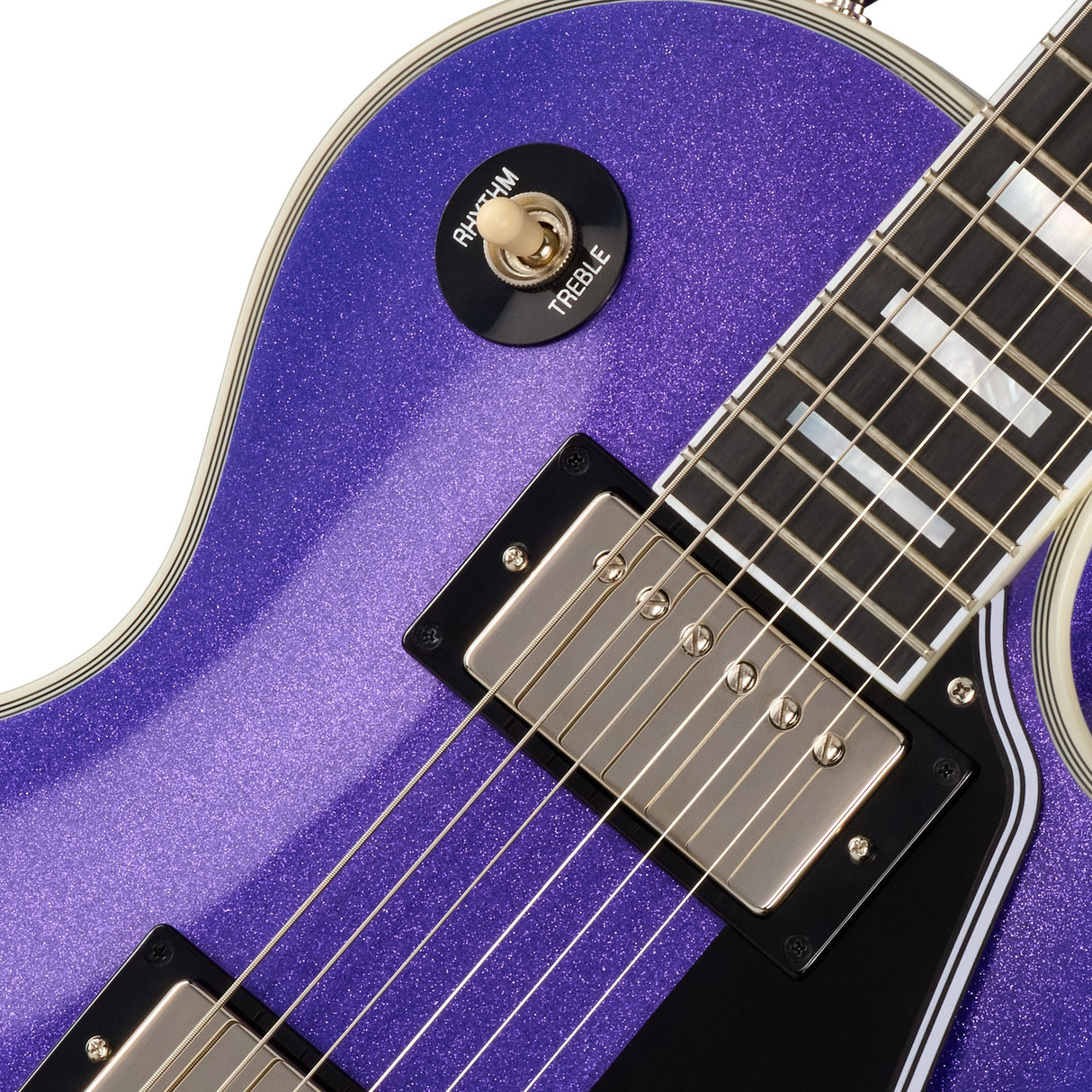 Epiphone Les Paul Custom Electric Guitar - Amethyst Sparkle