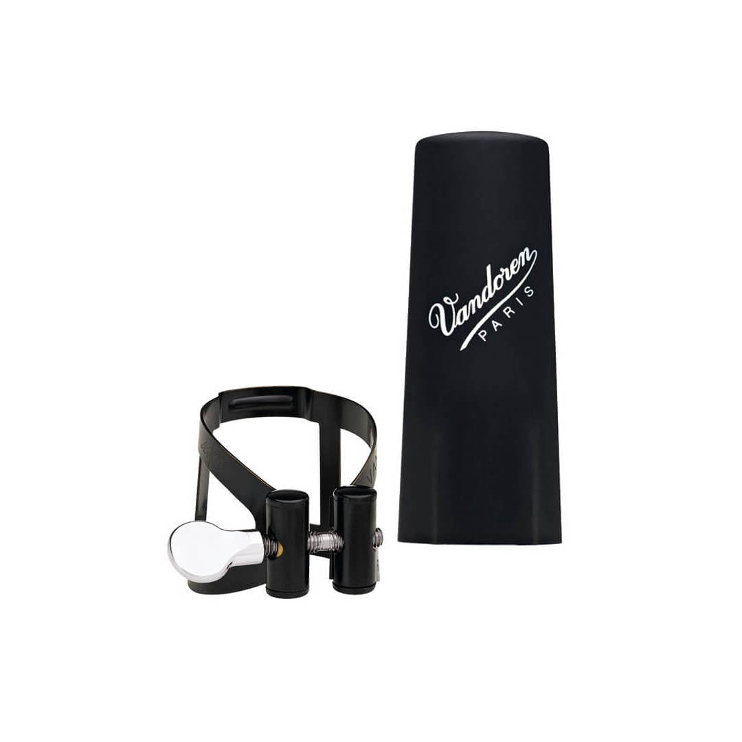 Vandoren LC51PB M|O Bb Clarinet Ligature with Plastic Cap - Black