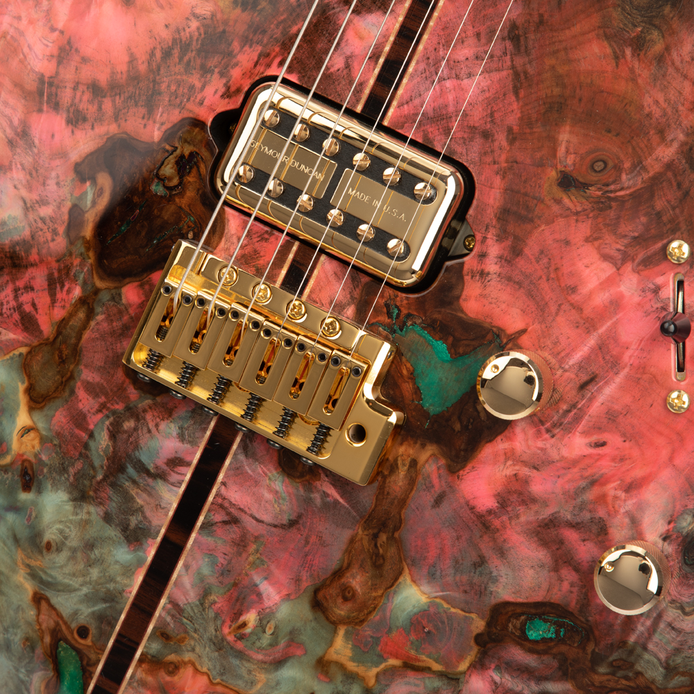 ESP Exhibition Limited Throbber CTM FL Electric Guitar - Natural Amorous Brown - New