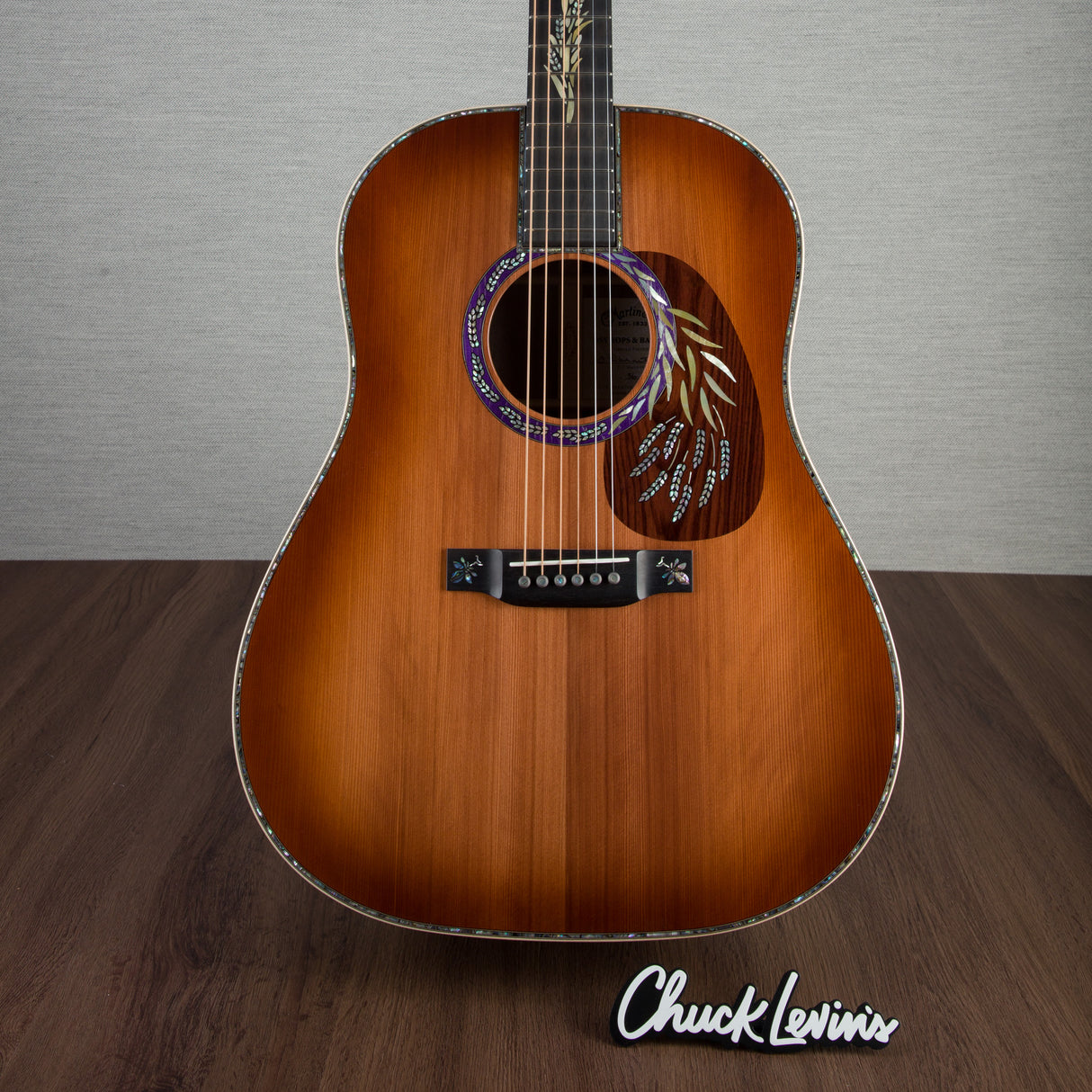 Martin Custom Shop DSS Hops and Barley Walnut/Sinker Redwood Acoustic Guitar - #M2672492 - Mint, Open Box