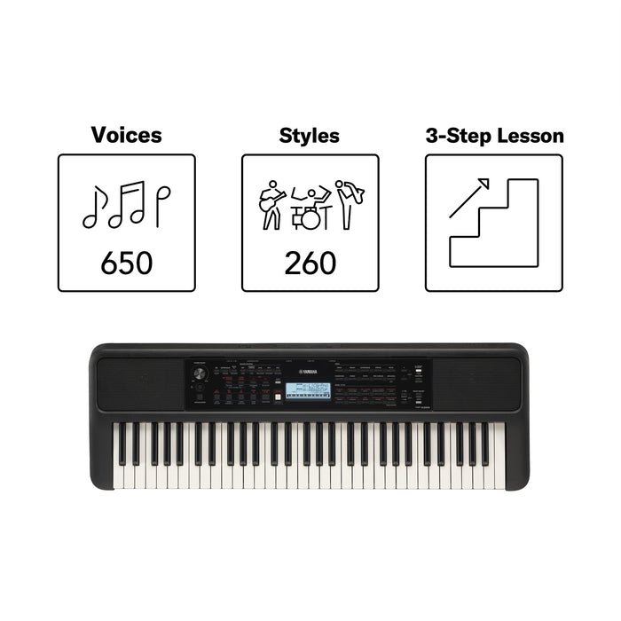 Yamaha PSR-E383 Portable Digital Piano - Preorder