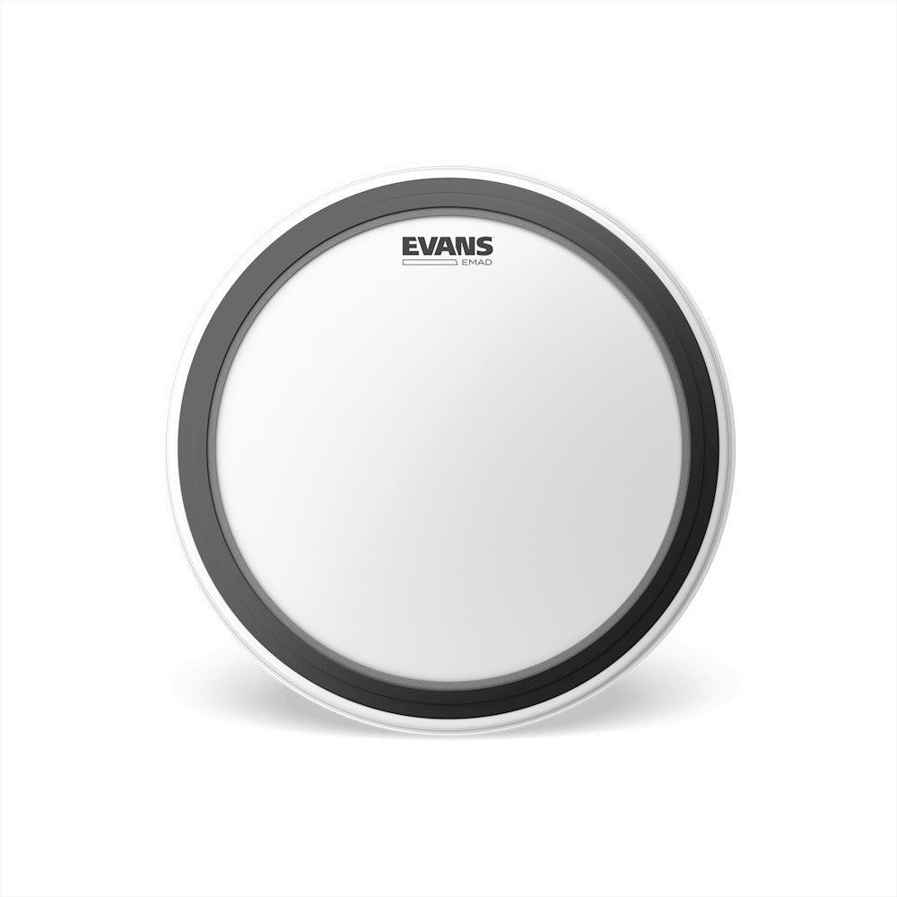 Evans 22-Inch EMAD Coated White Bass Drum Head