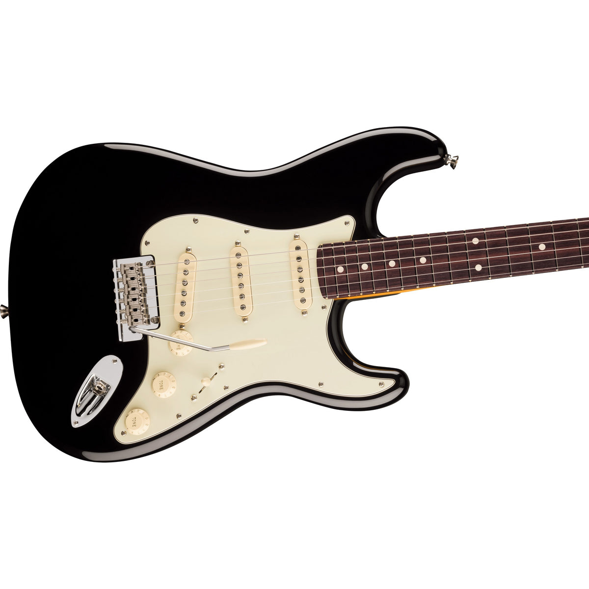 Fender American Professional Stratocaster Electric Guitar, Rosewood Fingerboard - Black