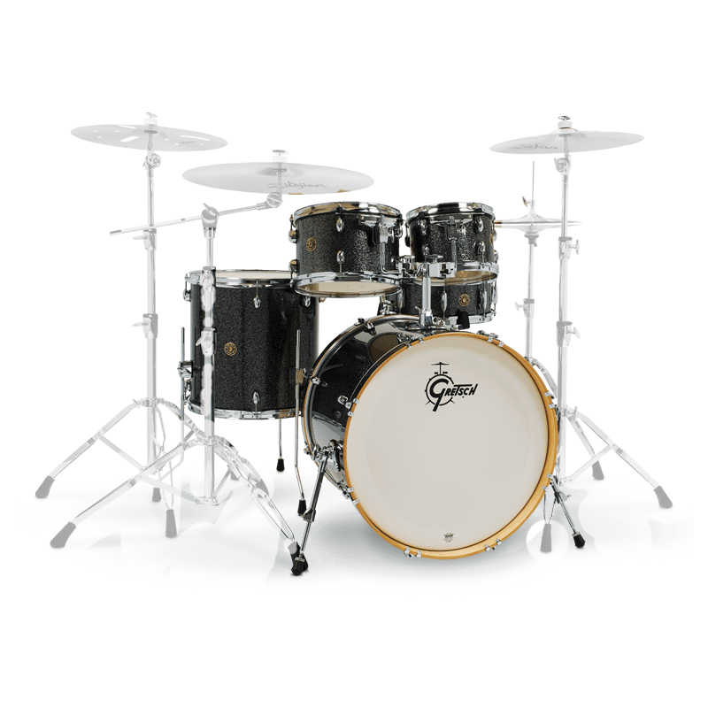 Catalina Maple 5-Piece Shell Pack with 22-Inch Kick - Black Stardust