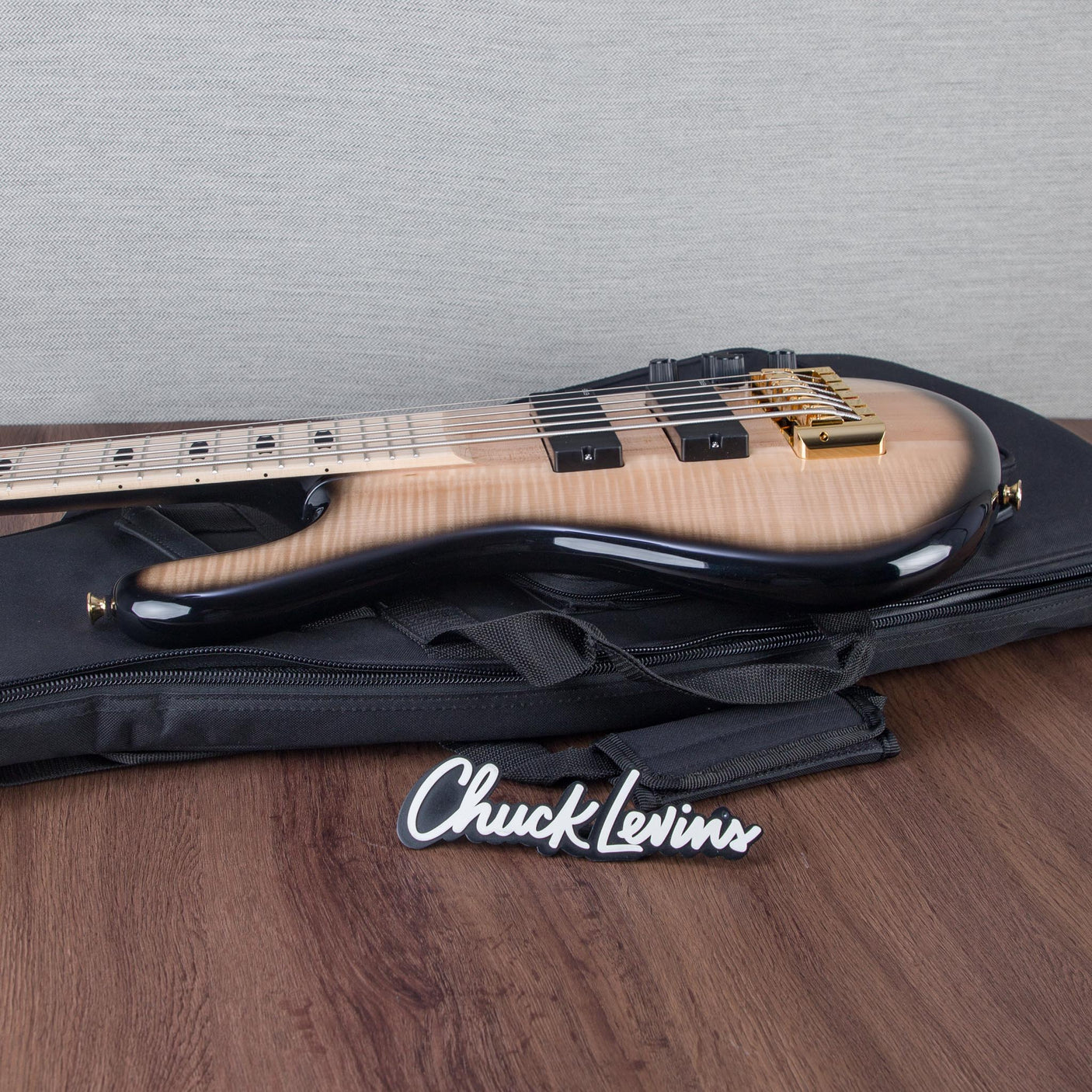 Spector Euro 6 6-String Electric Bass Guitar - Natural Black Burst Gloss - CHUCKSCLUSIVE - #NB22976