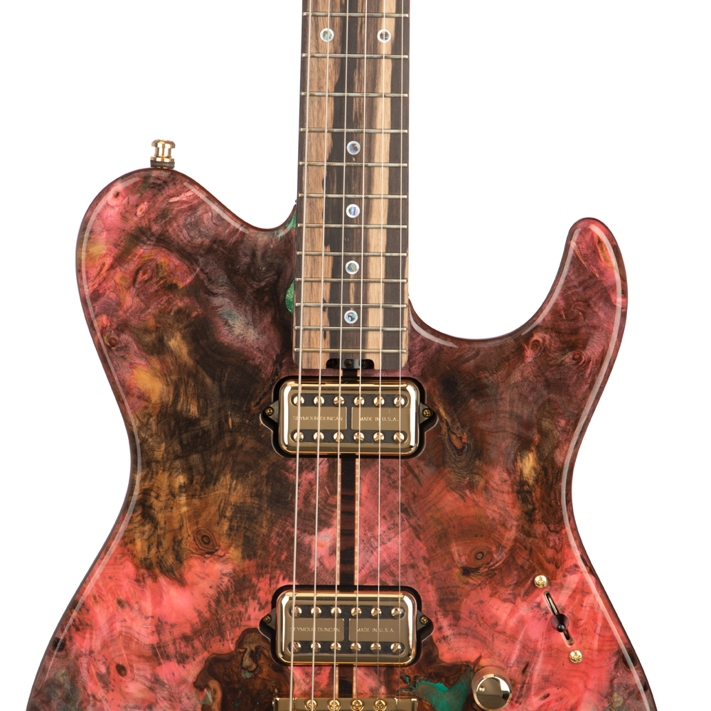 ESP Exhibition Limited Throbber CTM FL Electric Guitar - Natural Amorous Brown - New