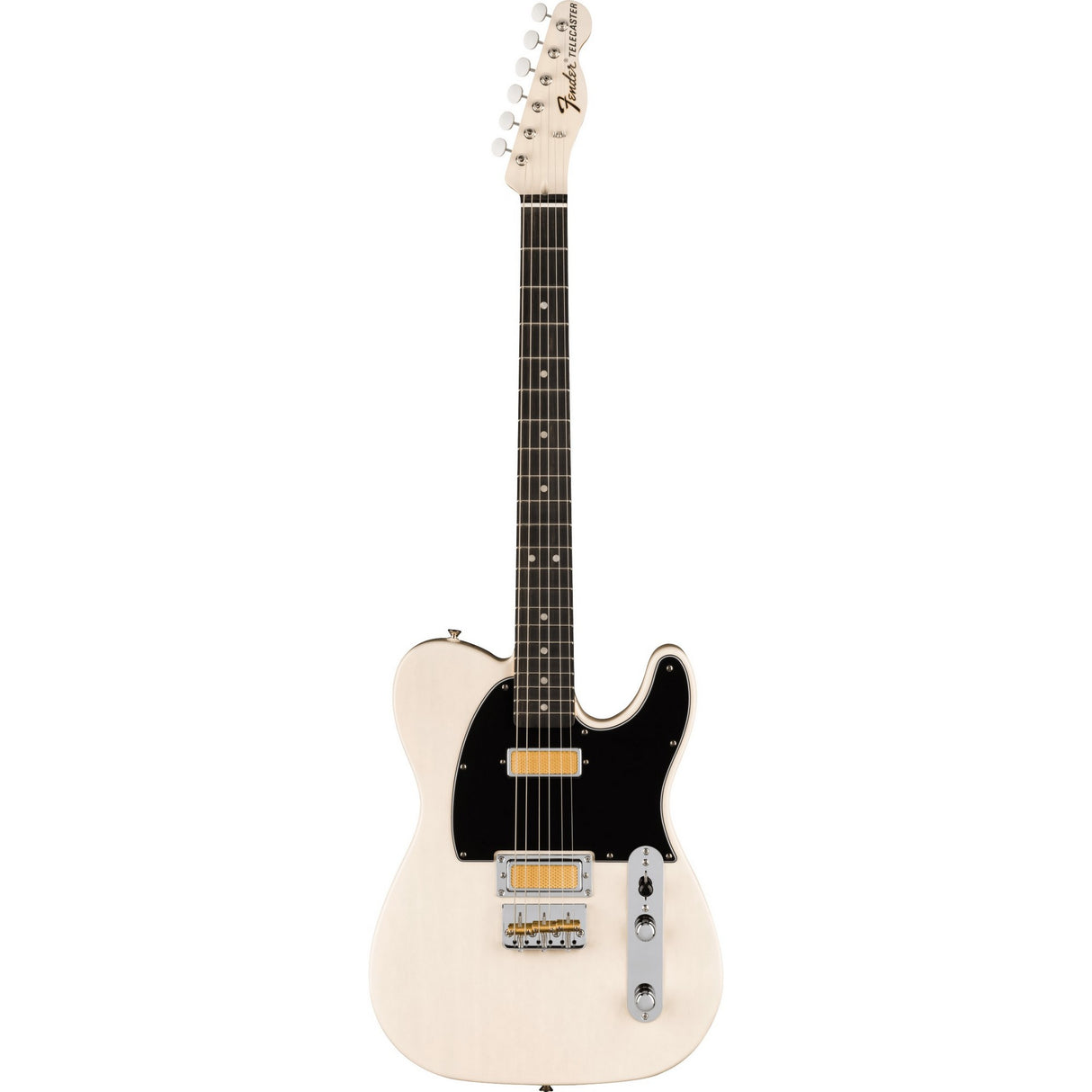 Fender Gold Foil Telecaster Electric Guitar - Ebony Fingerboard, White Blonde - Mint, Open Box