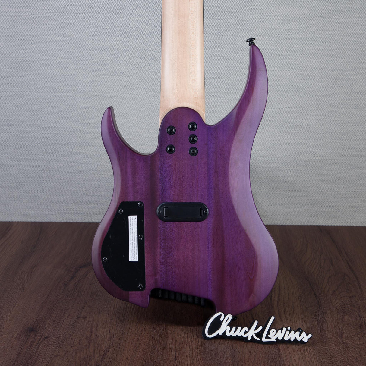 Legator Ghost Super Shred Multiscale 8-String Electric Guitar - Satin Purple Flame - #IM25060592