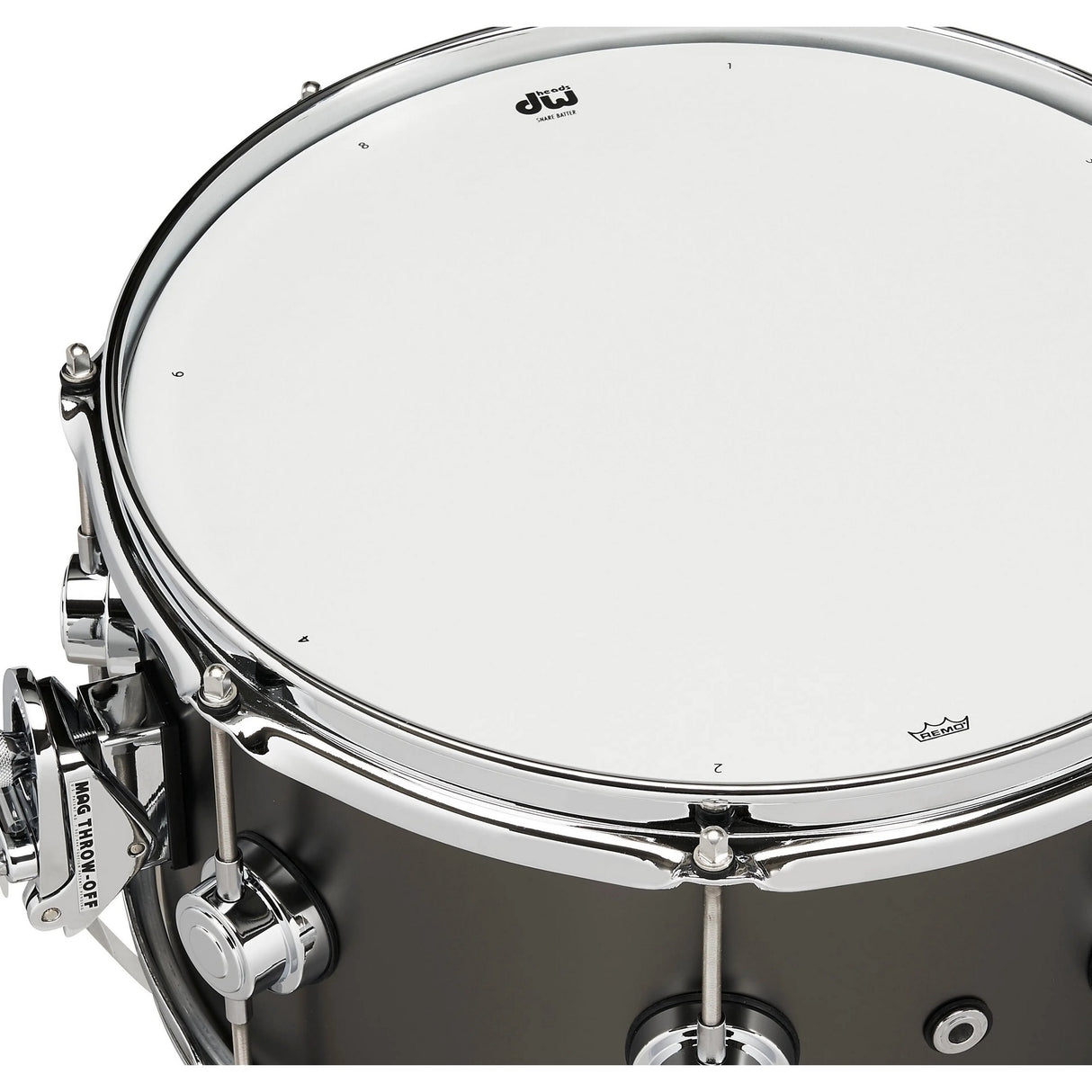 DW 7 x 13-Inch Collector's Series Metal Brass Snare Drum - Satin Black