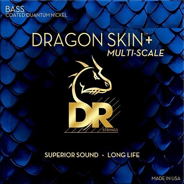 DR Strings Dragon Skin+ 5-String DBQM5-45 Bass Guitar Strings