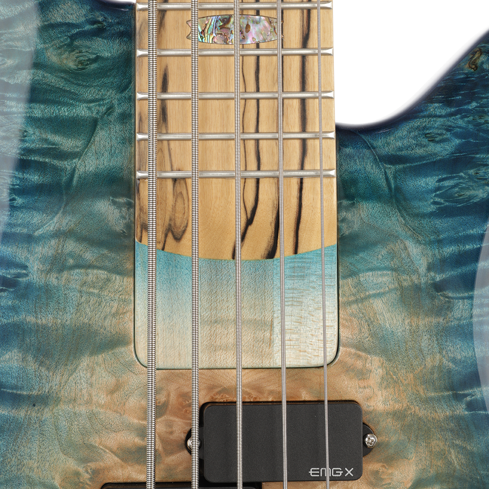 Spector USA Custom NS-5 Bolt-On 5-String Bass Guitar - Desert Island Gloss Chuck Levin's Exclusive