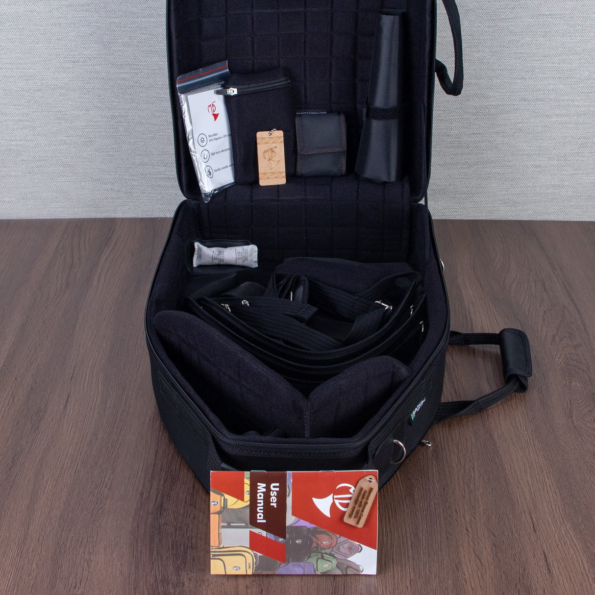 Marcus Bonna Standard Size French Horn Case with Detachable Bell - Black - Preorder