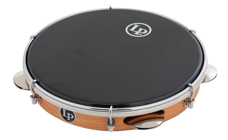 LP LP3010 Brazilian Wood Pandeiro With Synthetic Head, 10"