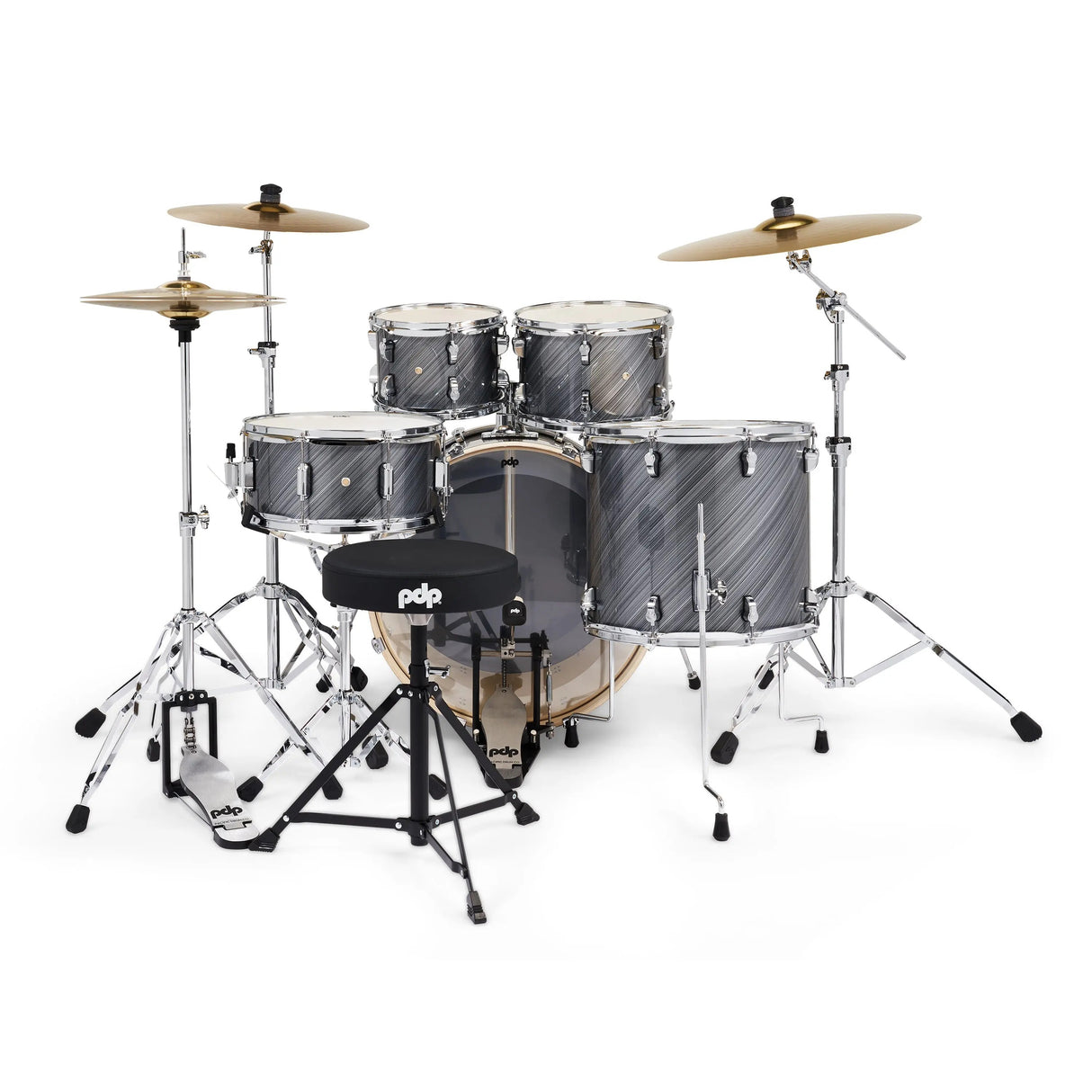PDP Mainstage 5-Piece Drum Set - Twisted Graphite