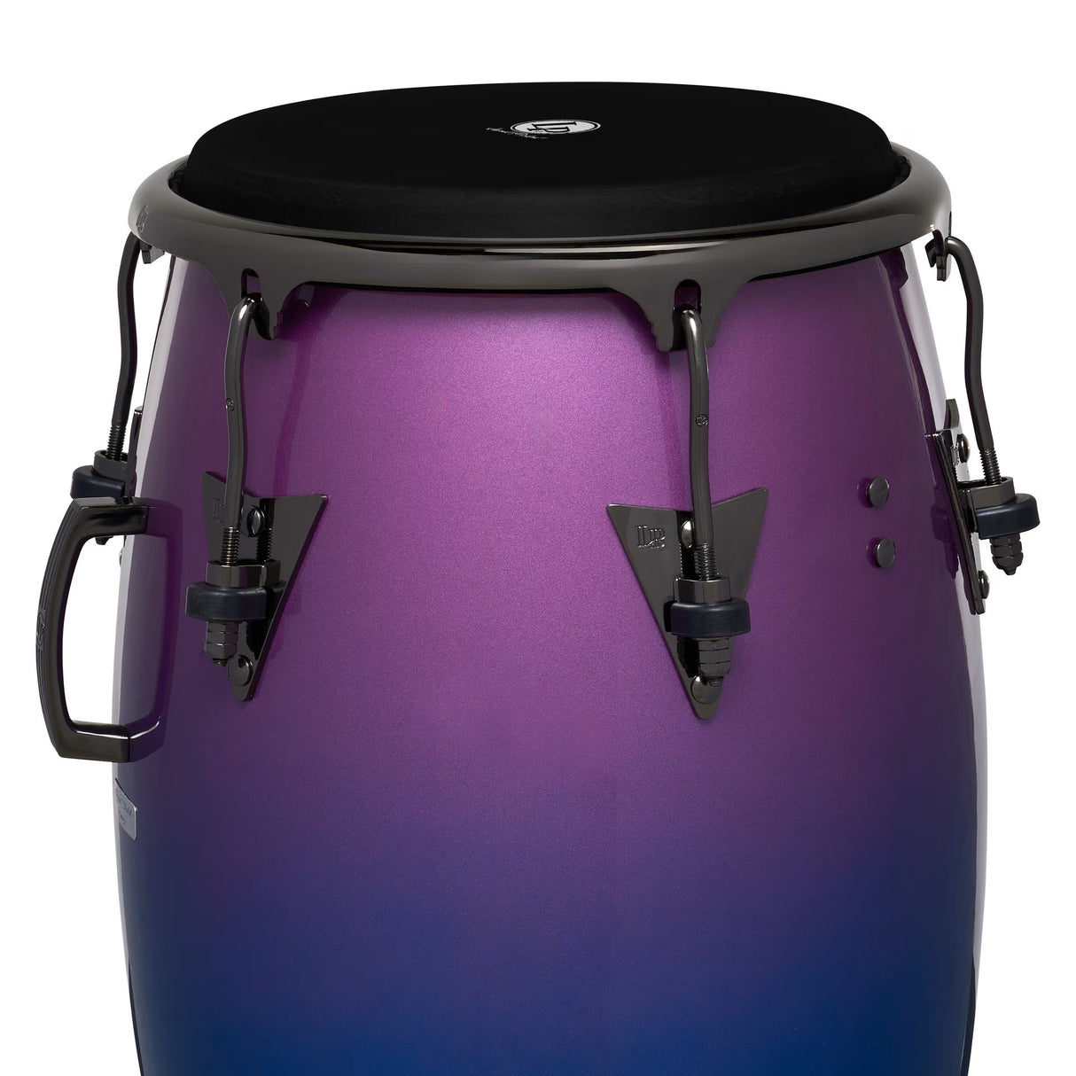 Latin Percussion 12.5-Inch Tony Succar Signature Tumba - Rainbow with Black Nickel-Hardware