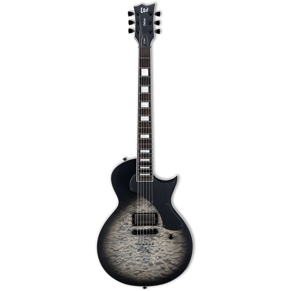 ESP LTD EC-01FT Electric Guitar - Charcoal Burst Satin