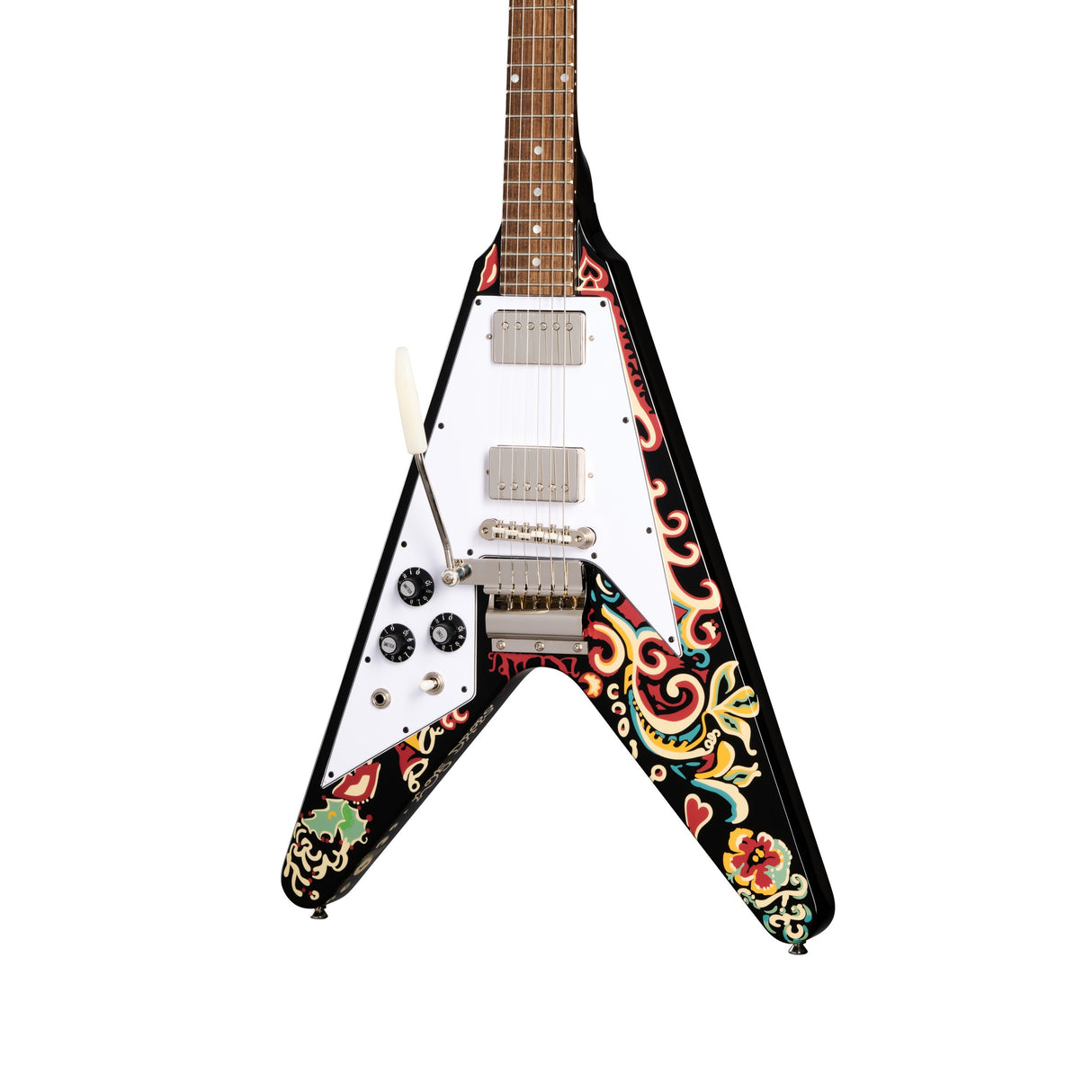 Epiphone Jimi Hendrix "Love Drops" Left-Handed Flying V Electric Guitar