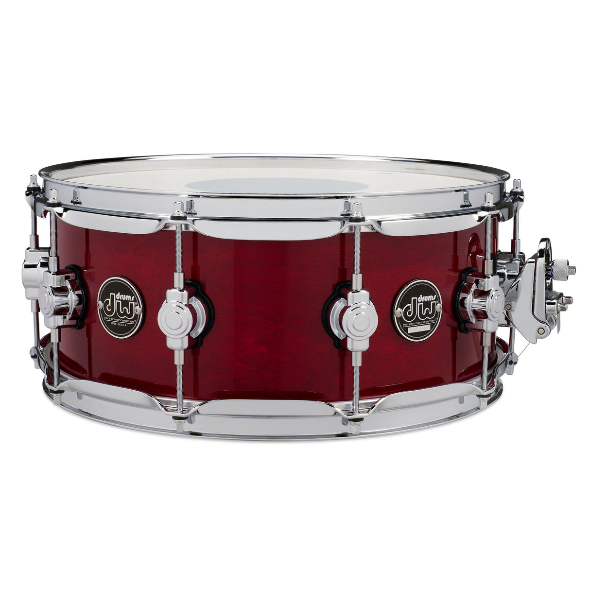 Drum Workshop 14" x 5.5" Performance Series Maple Snare Drum - Cherry Stain