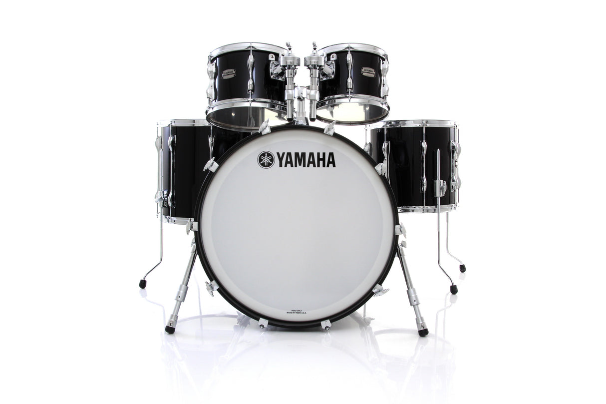 Yamaha Recording Custom 5 Piece Drum Set Shell Pack - Solid Black