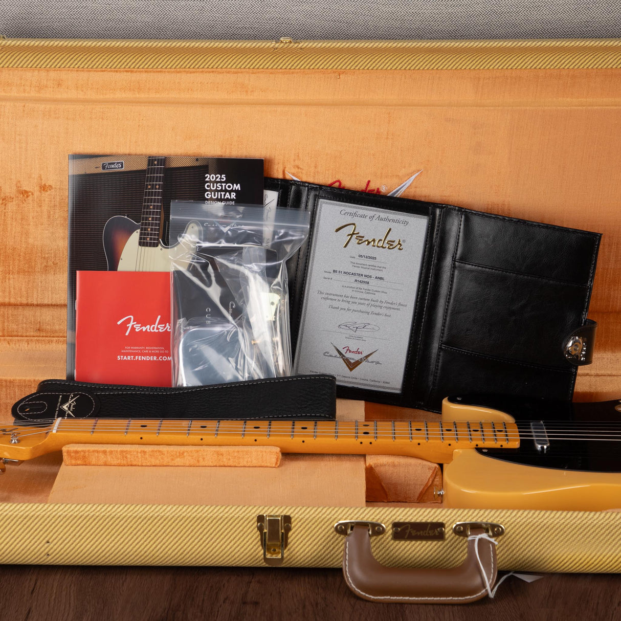 Fender Custom Shop Time Machine Collection 1951 Nocaster Electric Guitar NOS - Aged Nocaster Blonde - #R142558