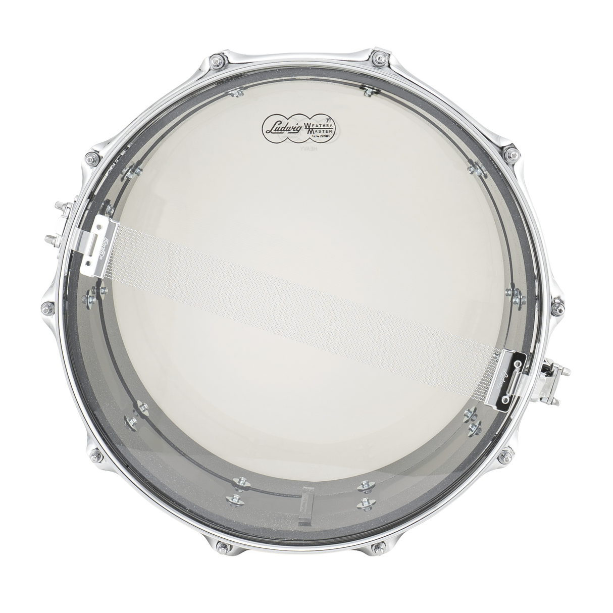 Ludwig VistaLite VL50 6.5x14 50th Anniversary Snare - Black Sparkle/Smoke