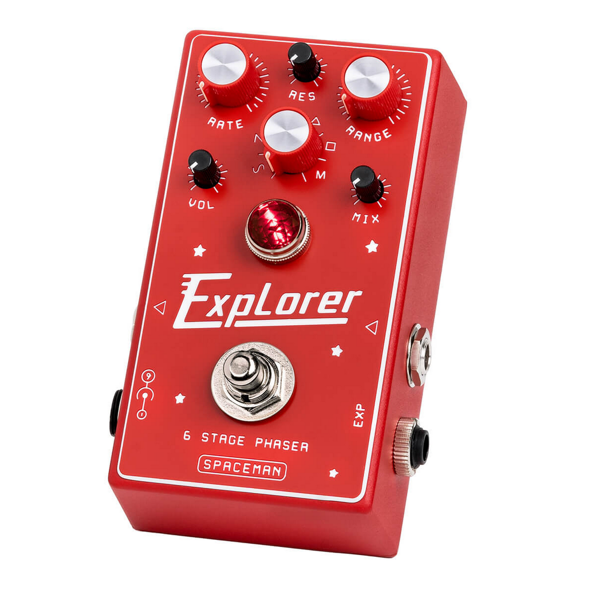 Spaceman Explorer 6 Stage Phaser Pedal - Red