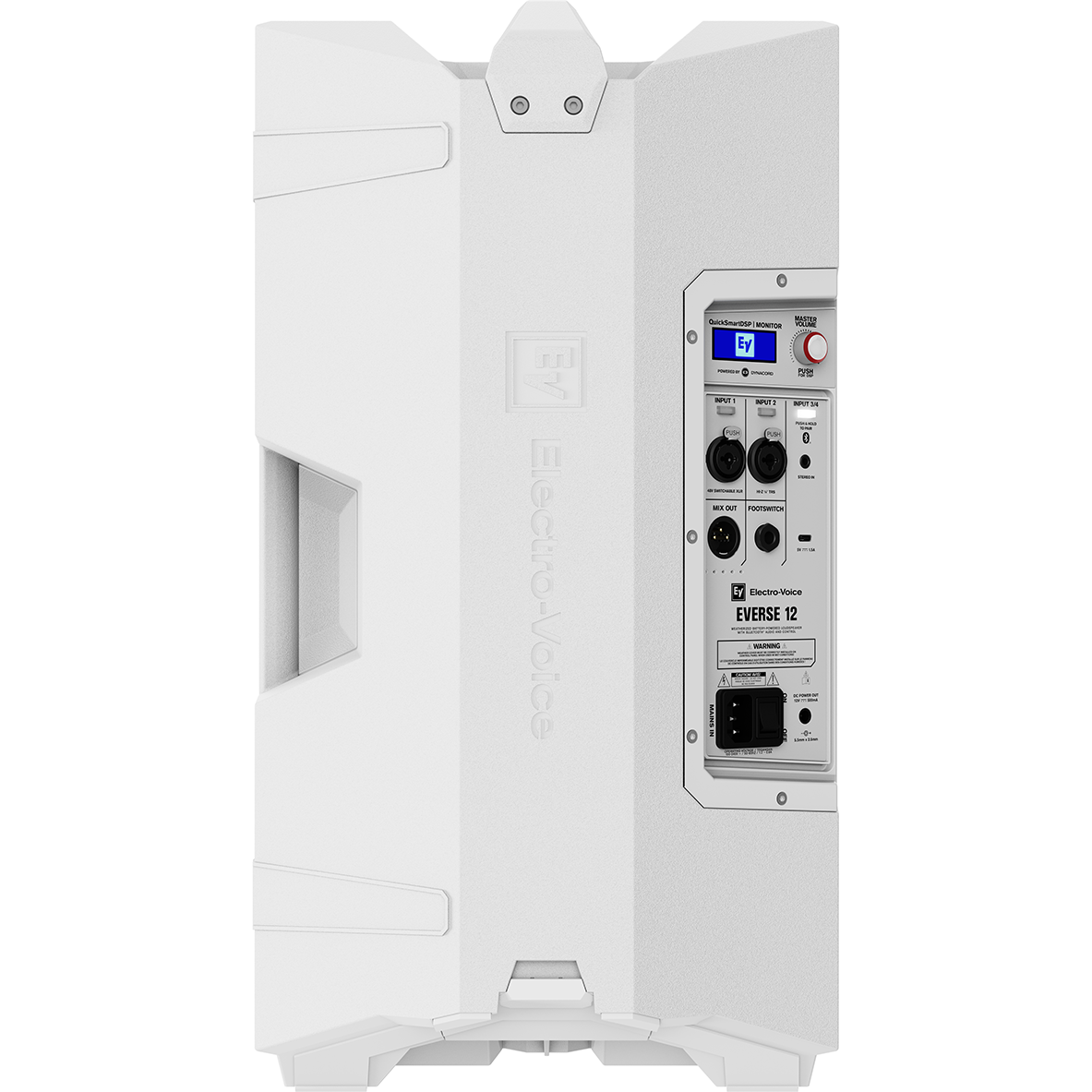 Electro-Voice EVERSE 12 12-Inch Battery-Powered Loudspeaker with Bluetooth - White
