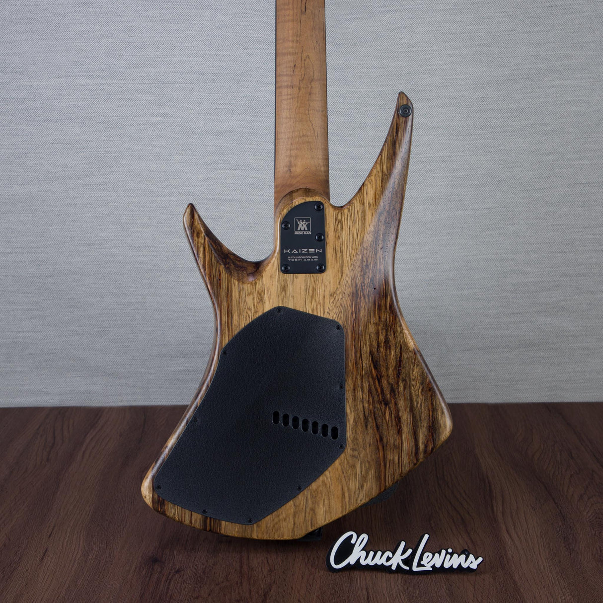 Ernie Ball Music Man Limited Edition Kaizen 7 7-String Electric Guitar - Black Limba - #S12150