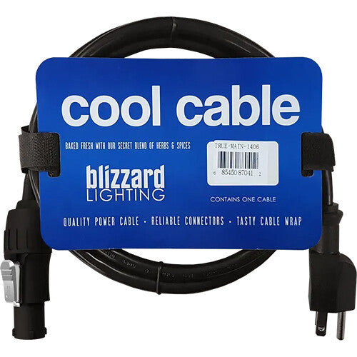 Blizzard PCT-MAIN-1403 Powercon True1 Compatible to Edison 14AWG 3-Foot Cable