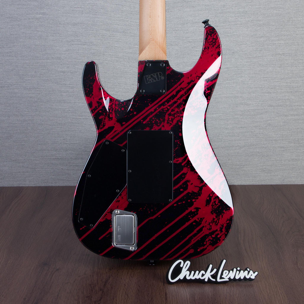 ESP USA M-II FR Electric Guitar - Blood Splatter - #US24168