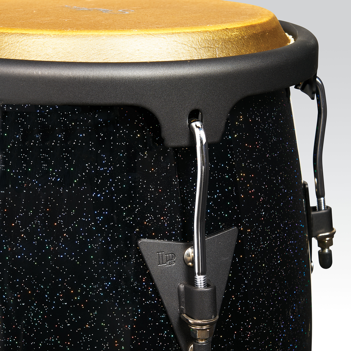 LP Carlos Santana Aspire Black Magic Conga Set with Double Stand - Oak